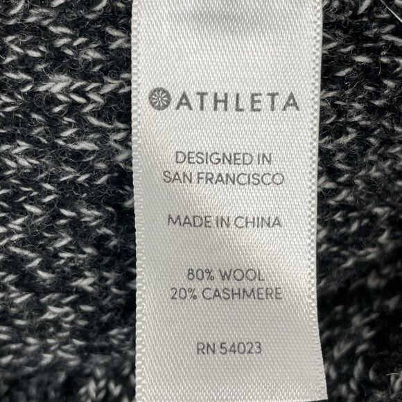 ATHLETA Women Marled Gray Perspective Wool Cashmere Sweater Size S - Picture 6 of 9